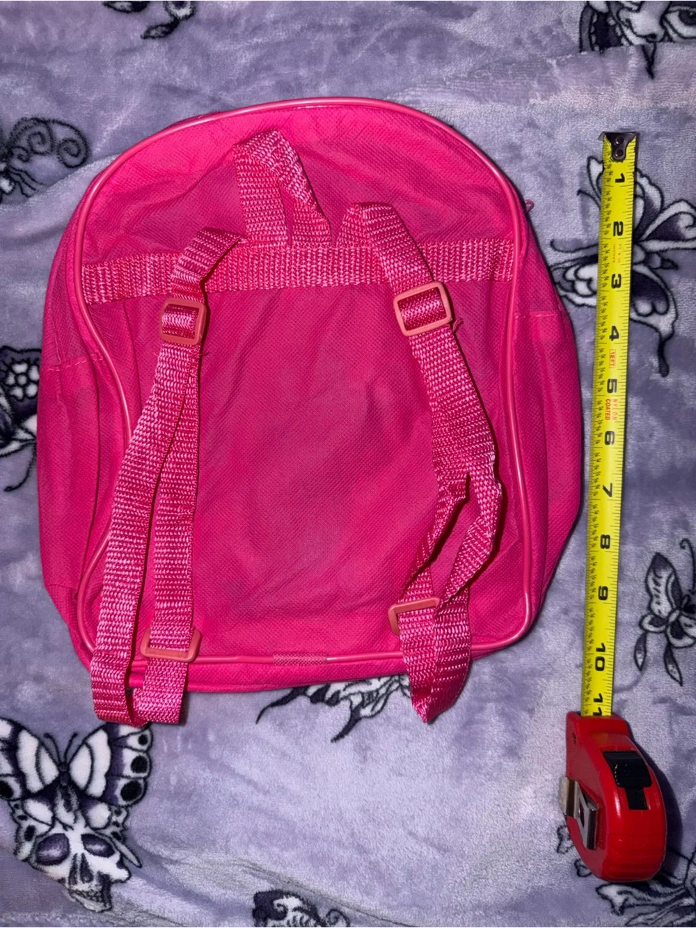 Y2K Disney Tinker Bell Pink Mini Backpack Retro Graphic Bag